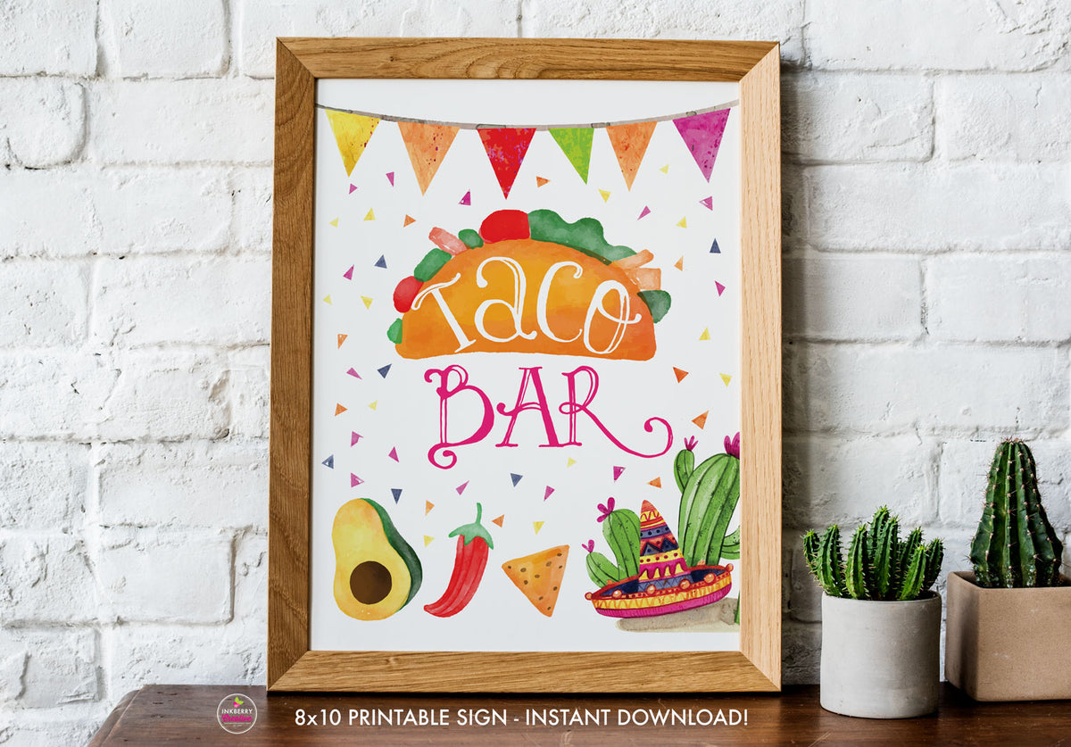 Taco Bout Love Bridal Shower - Taco Bar - Printable Sign - 8x10 – Inkberry Creative taco-bout-love-bridal-shower-taco-bar-printable-sign-8x10-inkberry-creative