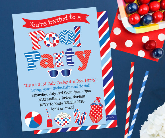 Instant Download Printable Invitations