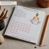 Digital, Printable Wellness Planner, Journal & Habit Tracker, Undated Self Care Workbook for Mental Health and Wellness Habit Tracking, PDF