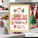 Christmas Cookie Decorating Station 8x10 Sign, JPEG, Instant Download, Digital File