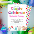 Create and Celebrate - Arts and Crafts Birthday Party Invitation, Kids Arts Crafts Painting Party - Printable, Instant Download, Edit in Canva