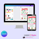 Celebrate & Bake - Christmas Baking Party Invitation - Edit in Canva