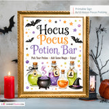 Hocus Pocus Potion Bar Sign, Halloween Party Printable, Witches Brew Drink Station, Halloween Bar Sign, Instant Download 8x10