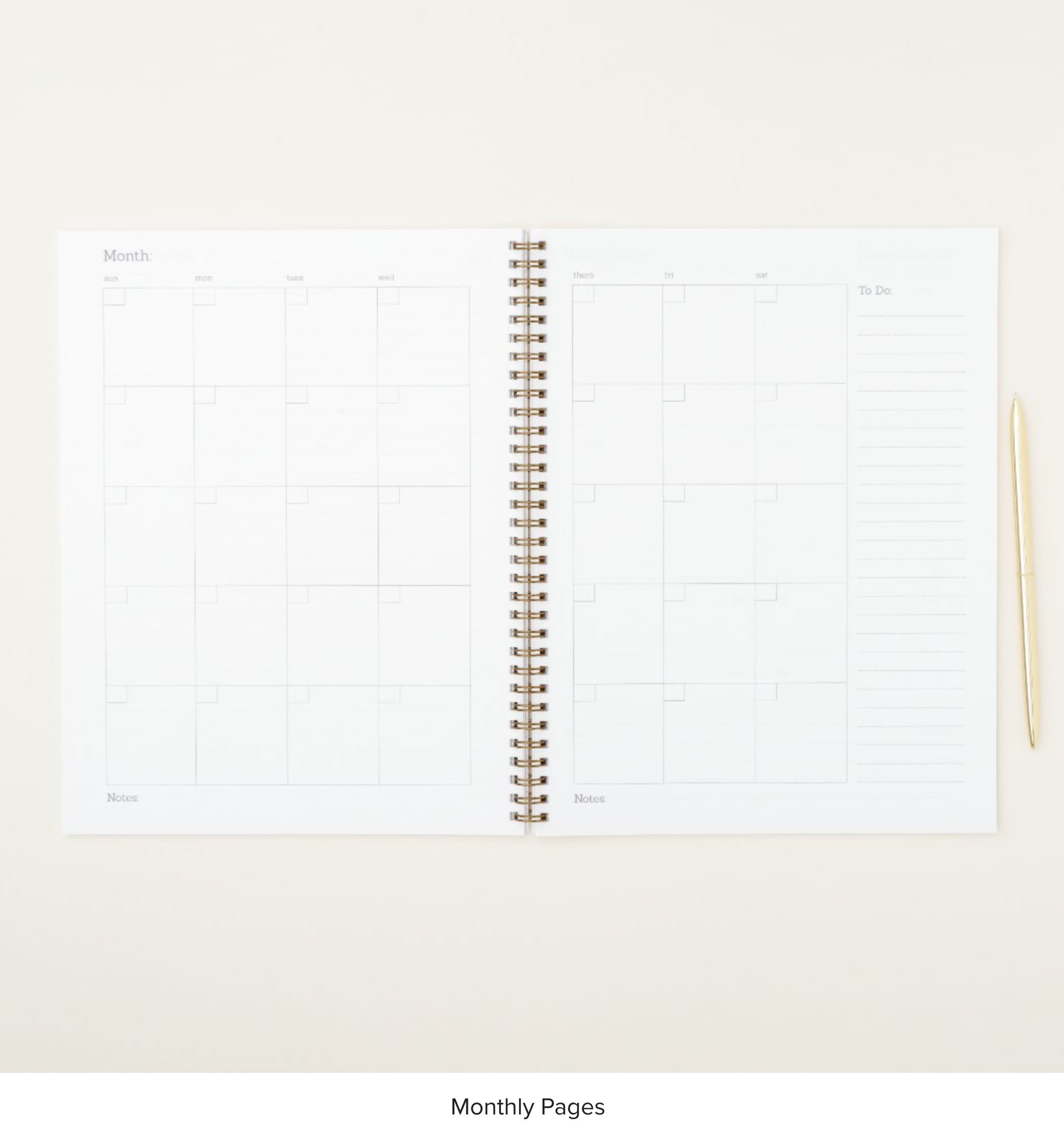 Black and White Plaid Check Planner