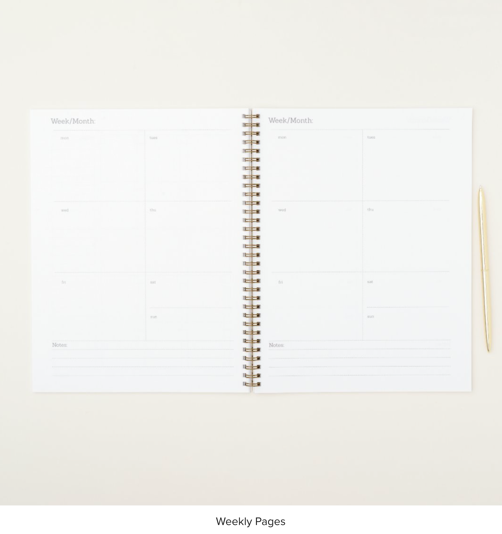 Ocean Stripe Planner