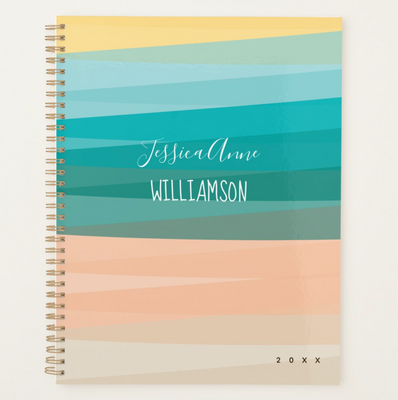 Ocean Stripe Planner