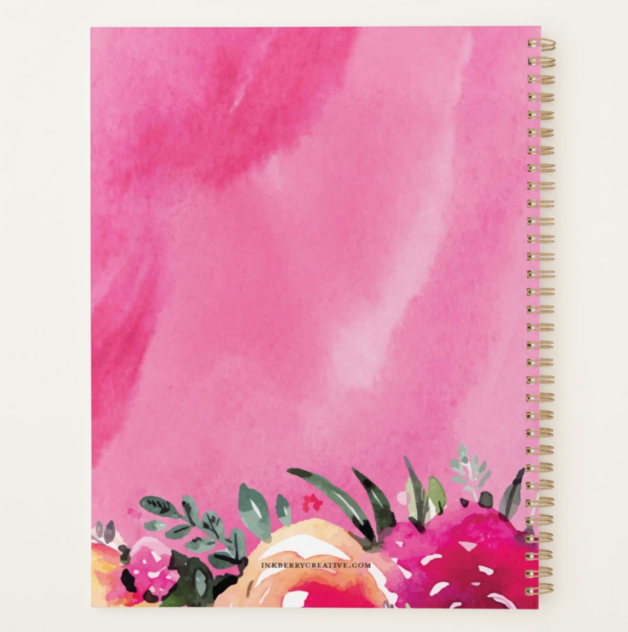 Painted Bright Floral Planner
