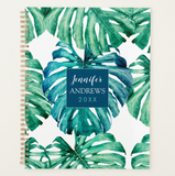 Painted Palm Leaf Planner