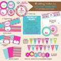 Little Chef's Cupcake Baking Party - DIY Printable Party Pack - inkberrycards