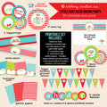 Little Chef's Pizzeria - Pizza Baking Party - DIY Printable Party Pack - inkberrycards