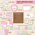 Sweet Springtime Baby Shower - DIY Printable Party Pack - inkberrycards