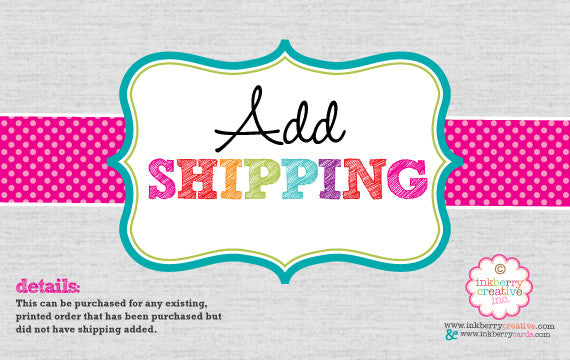 FedEx or UPS Priority Overnight Rush Shipping - inkberrycards