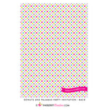 Donuts and Pajamas Party Chalkboard Style Invitation - inkberrycards