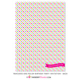 Pancakes and Polish Birthday Party Invitation - Chalkboard Style - inkberrycards