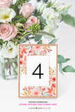 Beautiful Blooms - Watercolor Painted Floral Printable Wedding Collection - Custom Design, Printable Files, We Personalize, Edit - You Print - inkberrycards