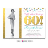 Milestone Memories Confetti Party Invitation - inkberrycards