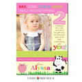 Fun on the Farm - Girl's Photo Thank You Note - inkberrycards